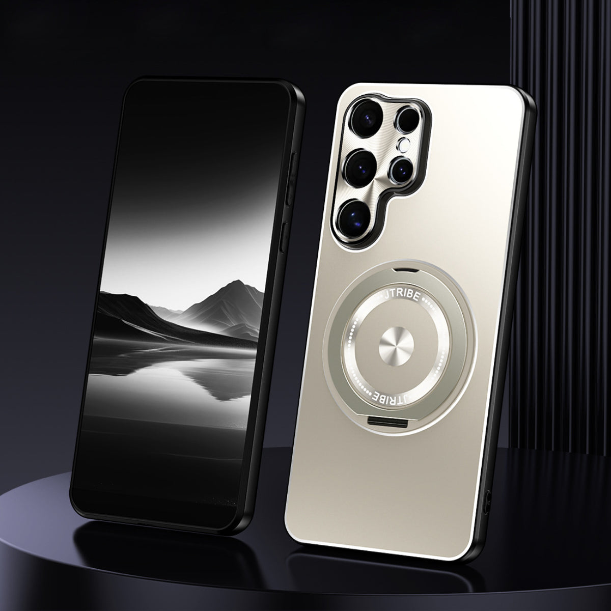 Magnetic Ring Stand Case