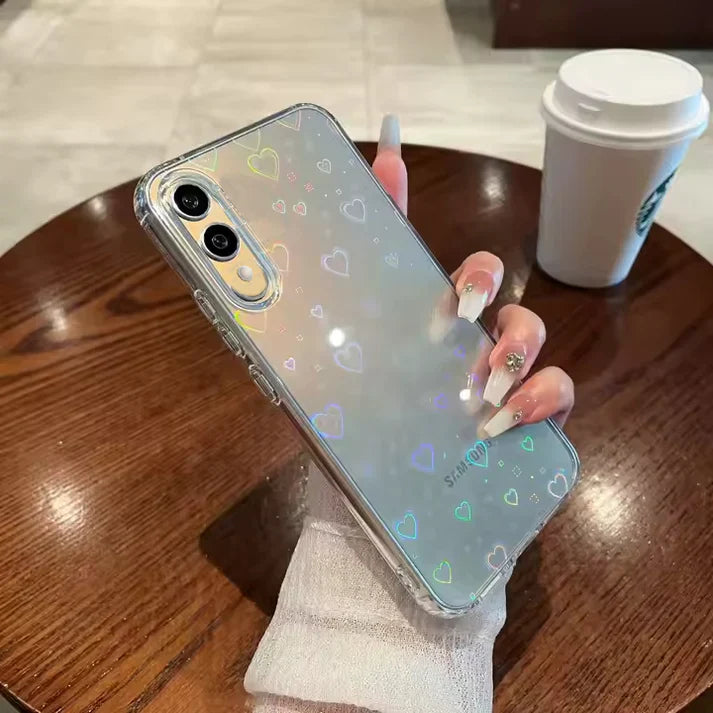 Holographic Heart Case